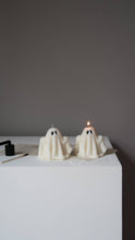 Load image into Gallery viewer, Ghost candle | Fall decor | Halloween decor : Spice pumpkin