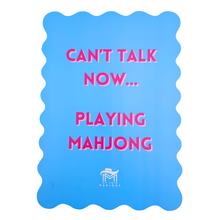 Load image into Gallery viewer, MAHJONG SHUFFLE CARD  |  Scalloped Edges &amp; Bright Colors  |  Sized to Store with Mahjong League Cards