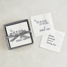 Load image into Gallery viewer, Paper Cocktail Napkins - Please Pretend