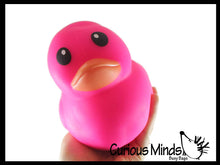 Load image into Gallery viewer, 1 Jumbo Doh Filled Ducky - Rubber Duck Shaped Stress Squishy