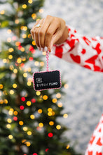 Load image into Gallery viewer, Needlepoint Icon Ornament - Black Card