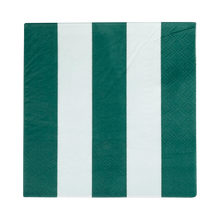 Load image into Gallery viewer, BOW1138 - Red and Pink Green and Mint Striped Cocktail Napkin Set