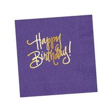 Load image into Gallery viewer, Happy Birthday! Napkins: Hot Pink
