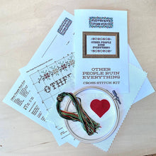 Load image into Gallery viewer, Has Anyone Seen My Lorazepam Deluxe Cross Stitch Kit