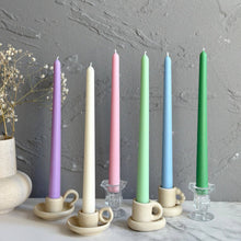 Load image into Gallery viewer, Colored Taper Candles 10&#39;&#39;  (A Pair): Sky Blue