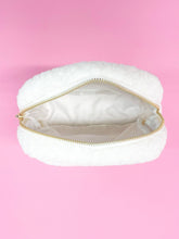 Load image into Gallery viewer, Pink Bow Teddy Cosmetic Zipper Bag - Small