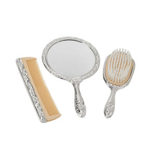Load image into Gallery viewer, Ornate Vanity Set with Comb, Brush &amp; Mirror