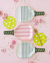 Load image into Gallery viewer, Pink Paddle Shaped Paper Plates