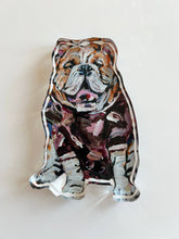 Load image into Gallery viewer, &quot;Bulldogs Maroon Shirt&quot; acrylic shelfie: Small