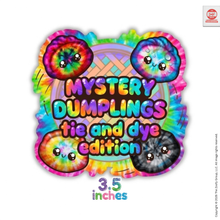 Load image into Gallery viewer, Mystery Tie Dye Dumpling Mini Squishy (3.5")