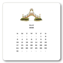 Load image into Gallery viewer, 2026 Chinoiserie Calendar with Easel