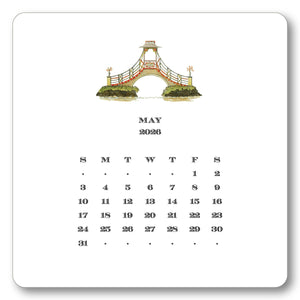 2026 Chinoiserie Calendar with Easel