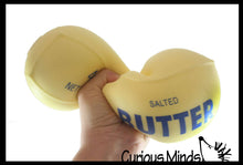 Load image into Gallery viewer, 1 Jumbo Butter Squishy Squeeze Stress Ball Soft Doh Filling