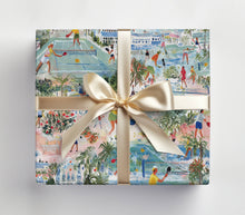 Load image into Gallery viewer, Pickleball Gift Wrap – Court Scene Sport Wrapping Paper