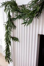 Load image into Gallery viewer, Norfolk Pine Christmas Garland Real Touch By Luxe B Co. 6ft