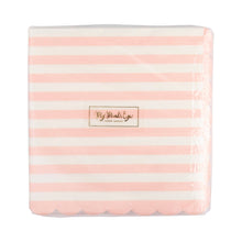 Load image into Gallery viewer, NEA1139 - Pink Striped Scalloped Cocktail Napkins
