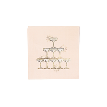 Load image into Gallery viewer, Champagne Tower Cocktail Napkins