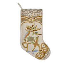Load image into Gallery viewer, Reindeer Embroidered  Stocking