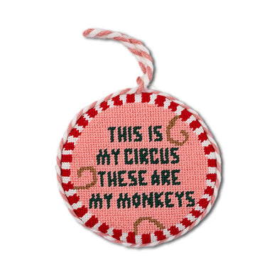 Needlepoint Ornament - This Is My Circus