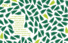 Load image into Gallery viewer, Christmas Advent Placemats 