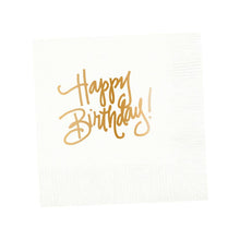 Load image into Gallery viewer, Happy Birthday! Napkins: Hot Pink