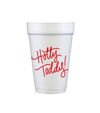 Load image into Gallery viewer, Hotty Toddy! | Game Day Cups &amp; Napkins (All) : FOAM Cups - BLUE words only (10 per pack)