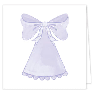 Lilac Party Hat Folded Enclosure Card Set with Envelopes