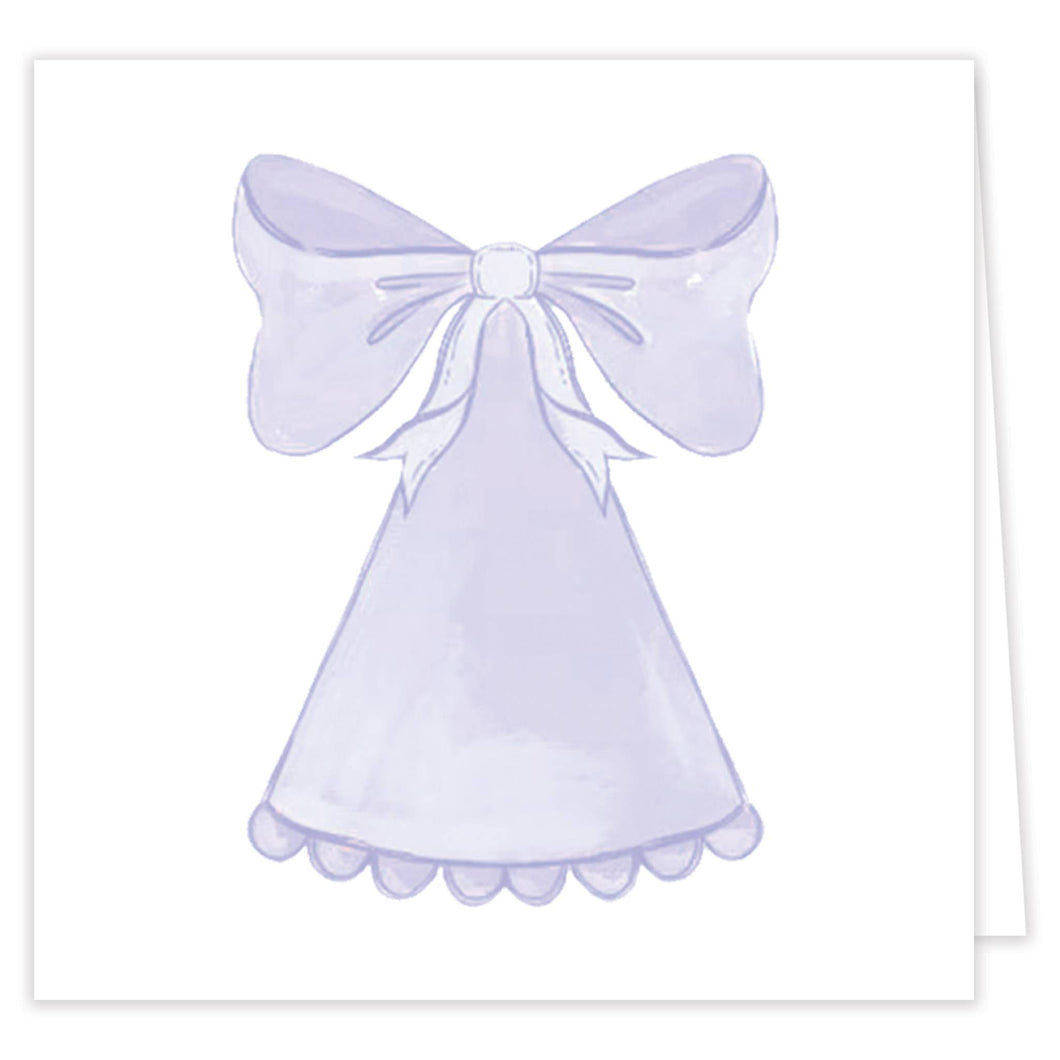 Lilac Party Hat Folded Enclosure Card Set with Envelopes