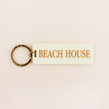 Load image into Gallery viewer, Beach House Keychain: Turquoise / Keychain with Hang Tag