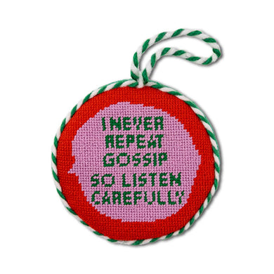 Needlepoint Ornament - Gossip