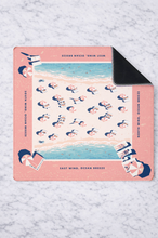 Load image into Gallery viewer, Pink Umbrellas Mahjong Mat