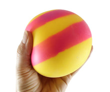 Load image into Gallery viewer, Jumbo 4" Boxed Striped Soft Doh Stress Ball - Squishy - Assorted Colors