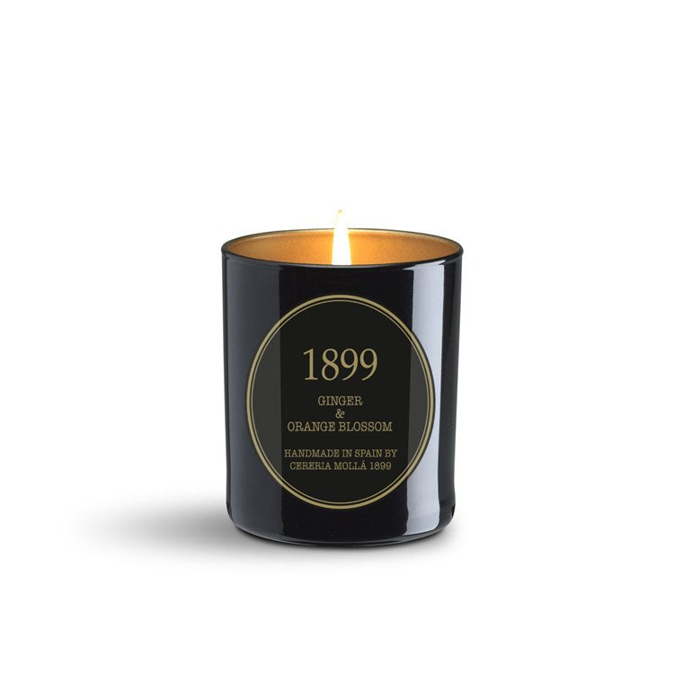 Ginger & Orange Blossom Black & Gold 8 0z/230 gm. Premium Candle