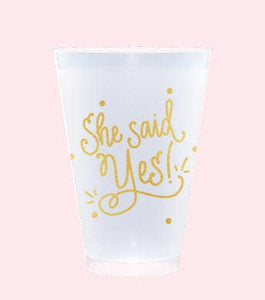 Frosted Cups | She Said Yes!