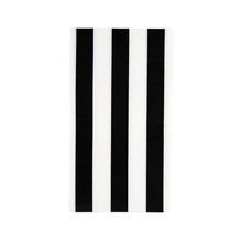 Load image into Gallery viewer, BLACK NOIR CABANA STRIPE GUEST TOWELS