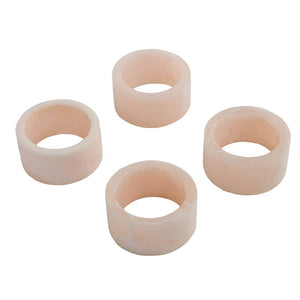 Radiant Resin Set of Four Napkin Rings - Blush