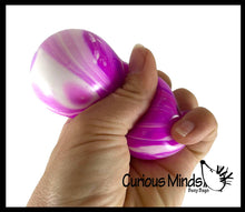 Load image into Gallery viewer, 1 Marble Swirl Soft Doh Filled Stretch Ball - Ultra Squishy