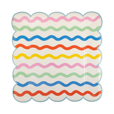 Ric Rac Striped Plates