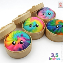Load image into Gallery viewer, Mystery Tie Dye Dumpling Mini Squishy (3.5")