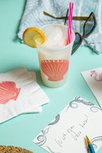 Load image into Gallery viewer, Scallop 16oz Pearlized Cups