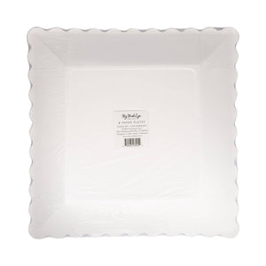 GBW1240 - Green Stripe Pink Stripe 11" Plate Set