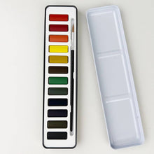 Load image into Gallery viewer, Watercolor Paint Set w/ Brush