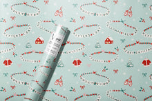 Load image into Gallery viewer, Blue Merry Swiftmas Wrapping Paper Roll 