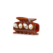 Load image into Gallery viewer, RUST MINI CRYSTAL CLAW CLIP