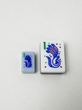 Load image into Gallery viewer, Parisian Blue Mahjong Travel Set