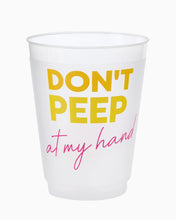 Load image into Gallery viewer, Don&#39;t Peep Frosted Cups