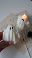 Load image into Gallery viewer, Ghost candle | Fall decor | Halloween decor : Spice pumpkin