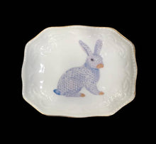 Load image into Gallery viewer, Blue Bunny Porcelain Tray