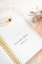 Load image into Gallery viewer, Baby Book, Rose Linen: Rose Linen Scatter Dot