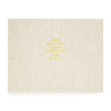 Load image into Gallery viewer, Holiday Card Book - Flax